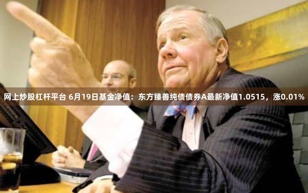 网上炒股杠杆平台 6月19日基金净值：东方臻善纯债债券A最新净值1.0515，涨0.01%