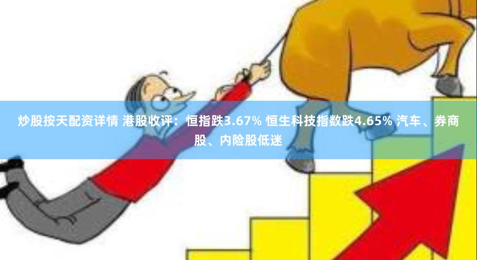 炒股按天配资详情 港股收评：恒指跌3.67% 恒生科技指数跌4.65% 汽车、券商股、内险股低迷