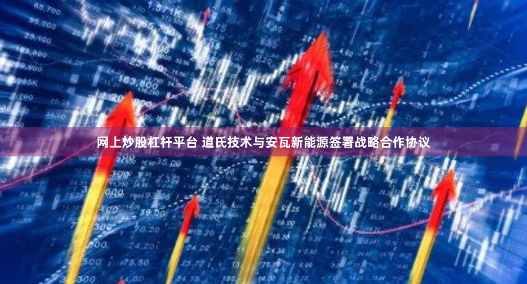 网上炒股杠杆平台 道氏技术与安瓦新能源签署战略合作协议